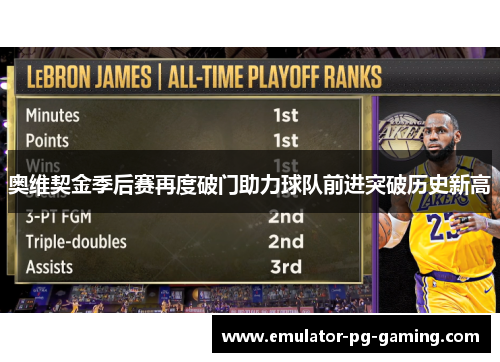 奥维契金季后赛再度破门助力球队前进突破历史新高